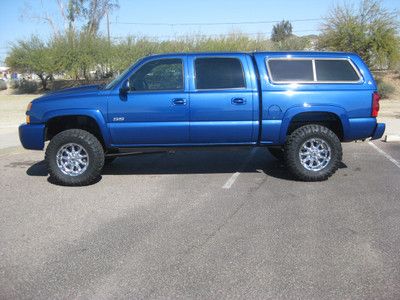 2004 chevrolet silverado metallic blue ss clone