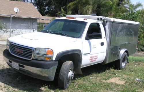 2002 gmc sierra 3500 mobile catering concession truck 6.0l v8 auto