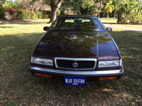 1989 Chrysler T&C Masarati Convertible Coupe LOW MILEAGE, image 2