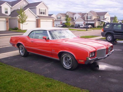 1972 oldsmobile cutlass supreme convertible - original survivor