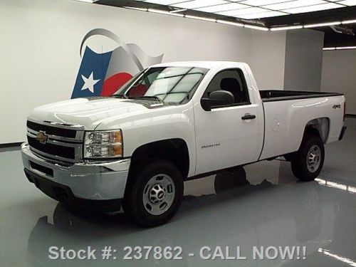 2013 chevy silverado 2500hd reg cab 4x4 long bed 10k mi texas direct auto