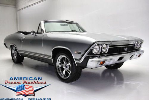 1968 chevelle convertible with super sport options, ss trim package