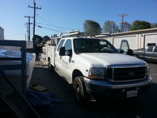 2003 ford f350 utility box white