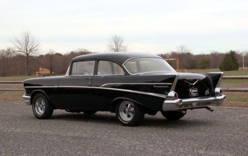 Original Onyx Black 355 4-Speed Hot Rod Old School 1957 Chevy 210 Cool Ride, US $26,900.00, image 8