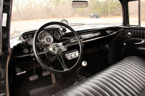 Original Onyx Black 355 4-Speed Hot Rod Old School 1957 Chevy 210 Cool Ride, US $26,900.00, image 24