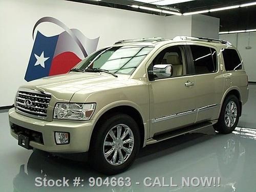 2008 infiniti qx56 sunroof leather nav dvd rear cam 69k texas direct auto