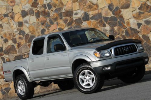 2002 toyota tacoma double cab prerunner trd off-road sr5 v6 no rust clean carfax