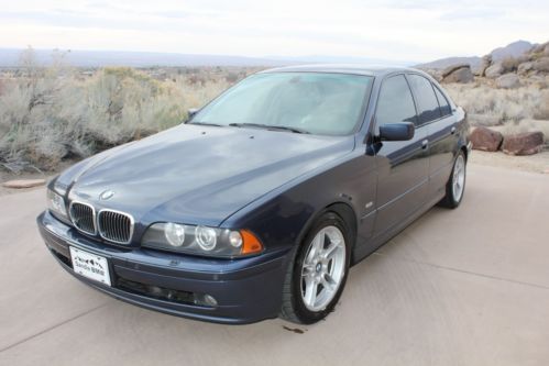 2002 bmw 540i sedan 4-door 4.4l - toledo blue - excellent condition, low miles