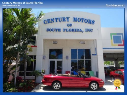 1997 chrysler sebring jx convertible 2.5l v6 auto low mileage loaded