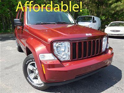 Jeep liberty sport 4 dr suv automatic gasoline 3.7l v6 mpi red rock crystal pear