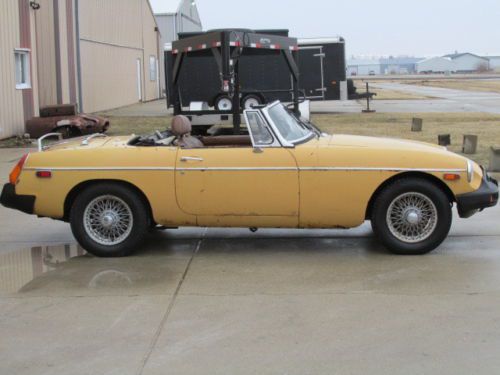 1977 mg mgb mk iv convertible 2-door 1.8l