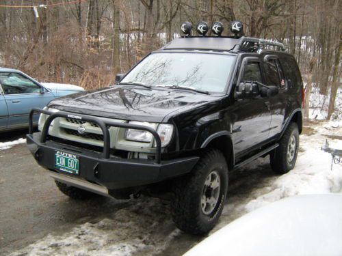 2000 nissan xterra xe sport utility 4-door 3.3l customized - steel plates-ect.