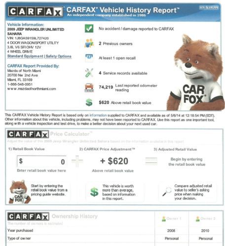 2009 UNLIMITED SAHARA 4X4 HARD TOP NAVI CARFAX CERTIFIED SPOTLESS FLORIDA BEAUTY, US $23,988.00, image 42