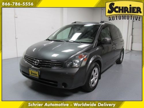 07 nissan quest s fwd gray power liftgate handicap accessible