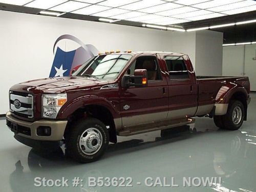 2012 ford f-350 king ranch diesel drw fx4 4x4 nav 42k texas direct auto