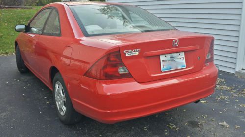 Red 2002 Honda Civic LX Coupe, US $2,999.00, image 2