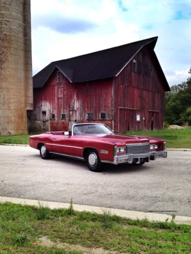 1975 cadillac eldorado convertible 2-door (82,640) miles