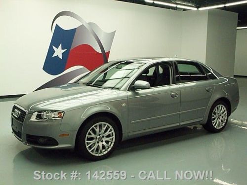 2008 audi a4 2.0t turbocharged auto sunroof leather 58k texas direct auto