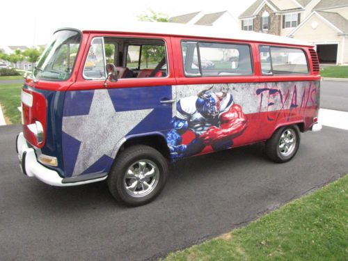 1972 vw volkswagen houston texans bay window bus van transporter vanagon micro