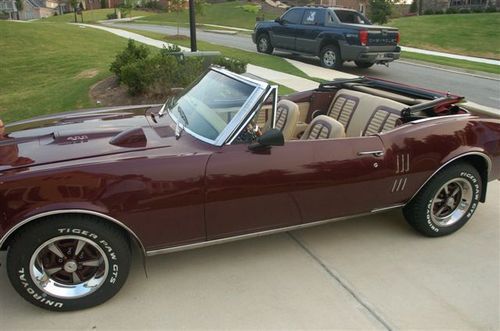 1967 pontiac firebird convertible year 1