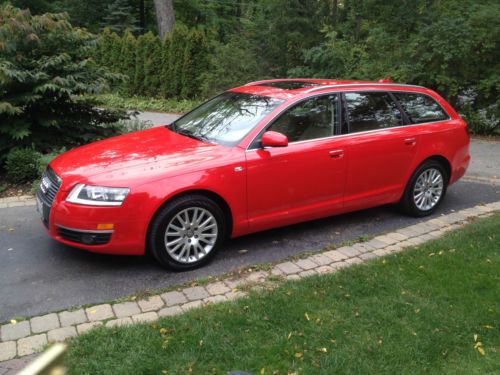 2006 audi a6 avant, misano red pearl, excellent condition