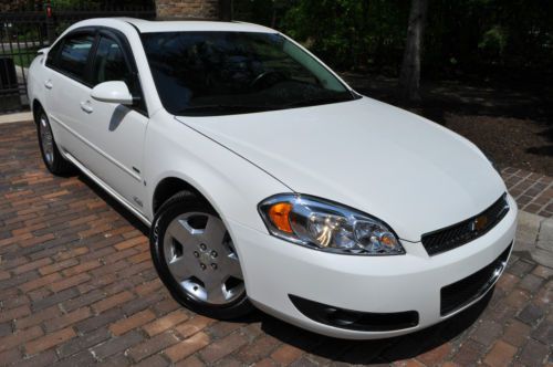 2008 impala ss.no reserve.leather/heated/moonroof/18&#039;s/5.3l v8.onstar/clear titl