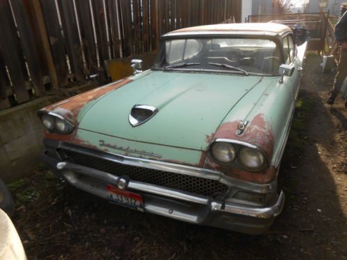 1958 ford fairlane 500  4 door good restorable condition under 80000 original ml