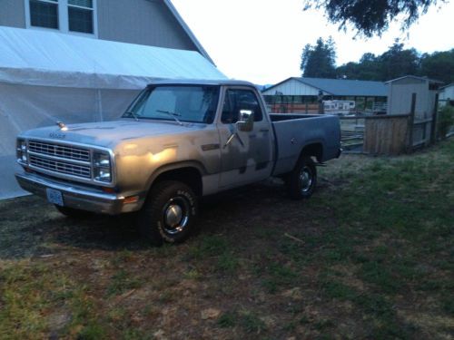 1979 dodge power wagon 4x4 no reserves