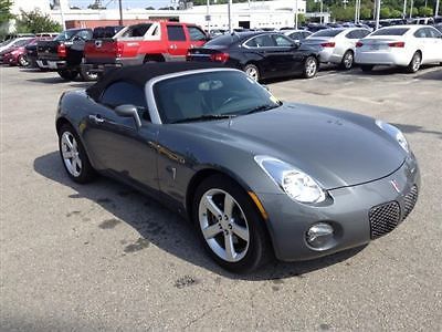 2dr conv pontiac solstice low miles convertible manual gasoline 2.4l l4 sfi gray