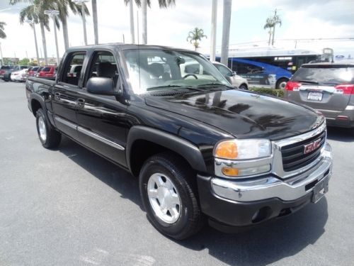 2006 gmc sierra 1500 1 owner sle1 4x4 crew cab bedliner &amp; power pkg! automatic 4