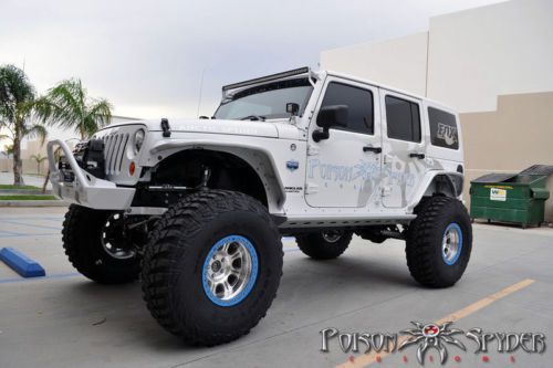 2012 jeep wrangler poison spyder &#034;arctic spyer&#034; - like rubicon aev hemi built