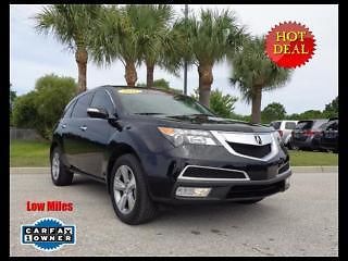 2011 acura mdx awd tech pkg navigation rear camera factory warranty