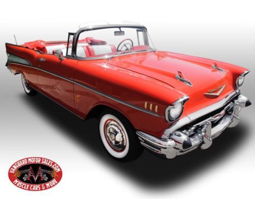 1957 chevy bel air convertible frame off restored hot