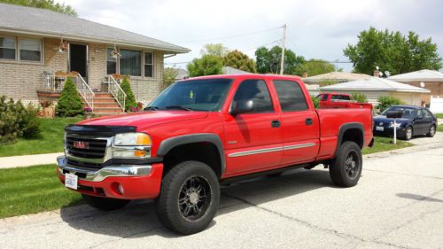 2005 gmc sierra 2500 hd slt crew cab 6.6l duramax allison 96k miles