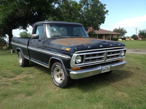 1971 ford f100 ranger, swb, disk brakes, rebuilt 302 v8