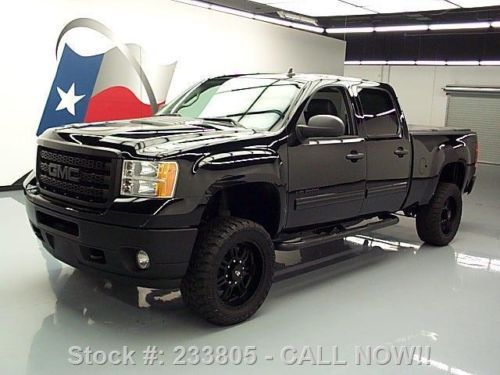 2012 gmc sierra 2500 crew z71 4x4 lift leather 20&#039;s 35k texas direct auto