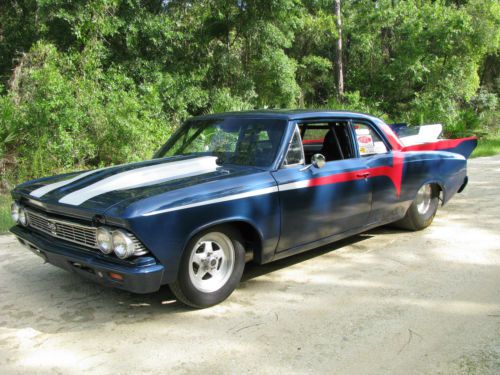 1967 chevelle street legal race door car 468 bb chevrolet