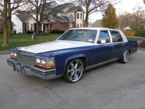 88 cadillac fleetwood brougham*custom *lowered *dub wheels/new tires