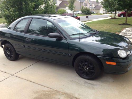 1999 dodge neon high line coupe 2-door 2.0l