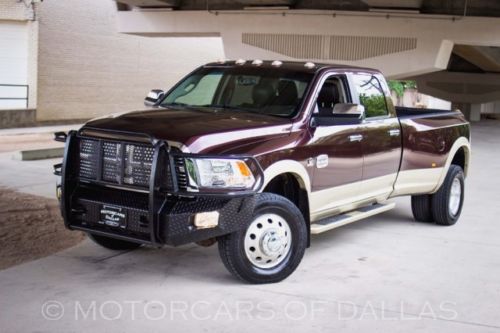 2012 dodge ram 3500 laramie longhorn navigation 4x4 alpine heated seats