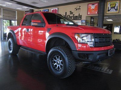 2010 ford f150 svt raptor molten orange 4x4 6.2l extra cab