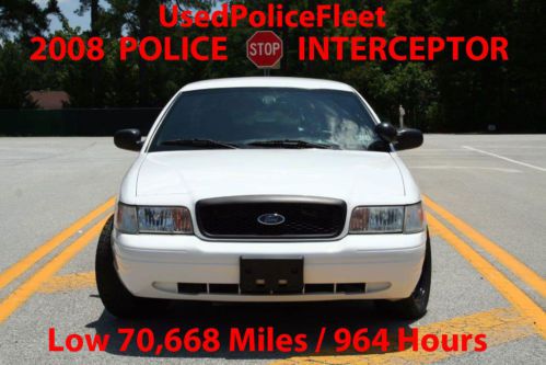 2008 ford crown victoria p-71 police interceptor rust free southern unit