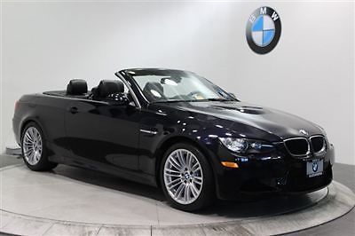 2011 bmw m3 convertible 6 speed manual transmission navigation m drive  black