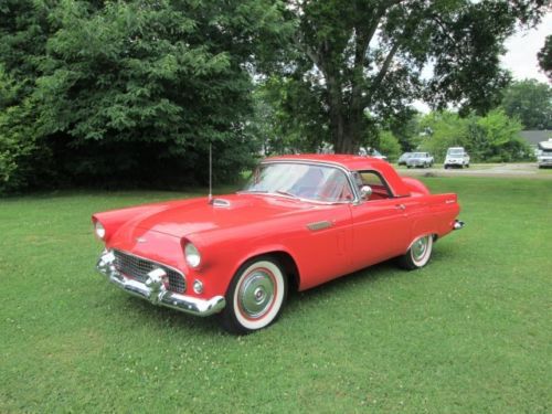 1956 ford thunderbird hardtop auto p code 312  interceptor  great restoration