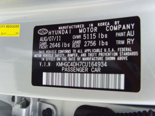 2012 HYUNDAI GENESIS R-SPEC LOW MILES, US $29,990.00, image 15