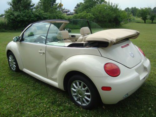 Beetle convertible salvage rebuildable repairable damaged project wrecked fixer