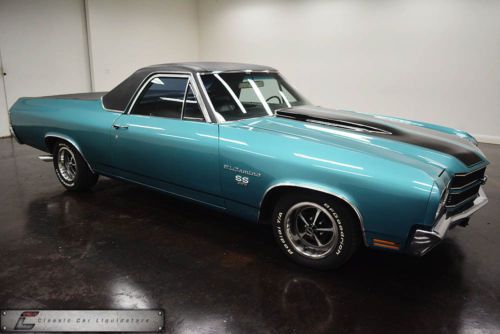 1970 chevrolet el camino super sport true ss original build sheet 454 th400