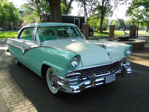 1956 ford fairlane victoria, clean texas car, original, restored, 312 v8, auto
