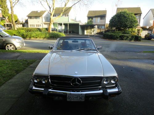 1987 mercedes-benz 560sl roadster w/ 49,875 original miles