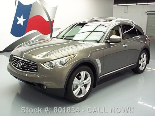 2010 infiniti fx35 deluxe touring sunroof nav 20&#039;s 26k texas direct auto